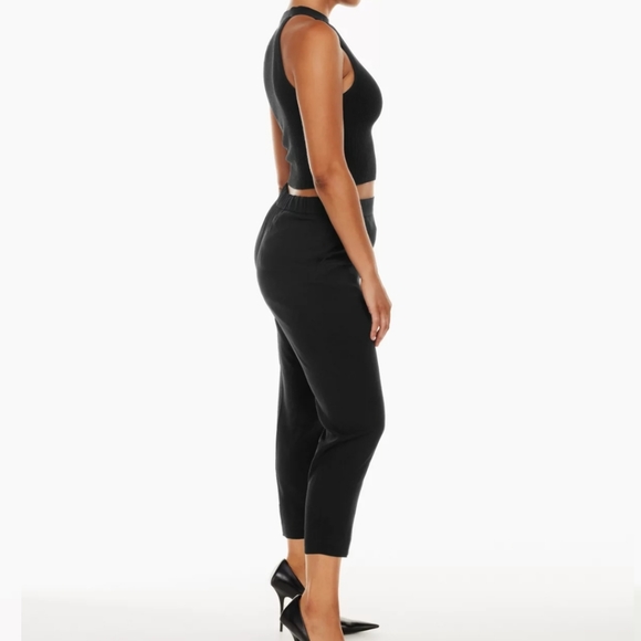 Aritzia Babaton Conan cropped pant, size 00, black, EUC - Picture 2 of 13